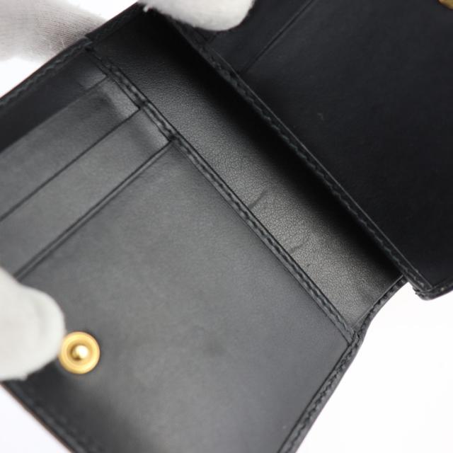GUCCI グッチ ダブルG ウォレット 773427 二つ折り財布 シェブロン キルティング レザー ブラック L字ファスナー【本物保証】の通販は
