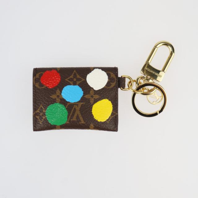 超美品 LOUIS VUITTON ルイ ヴィトン ポルト クレ キリガミ YK 草間彌生 コラボ M01209 キーホルダー モノグラムキャンバス ブラウン キーリング バッグチャーム ビトン【本物保証】_2