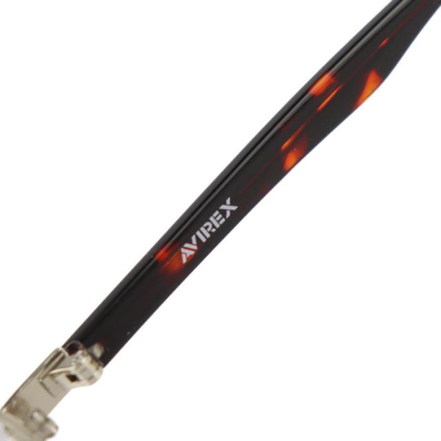 新古未使用展示品 AVIREX アヴィレックス 伊達メガネ AR103 GP メガネ 表記サイズ 54□16-142 チタン プラスチック シルバー メガネフレーム アジアンフィット べっ甲柄【本物保証】_4