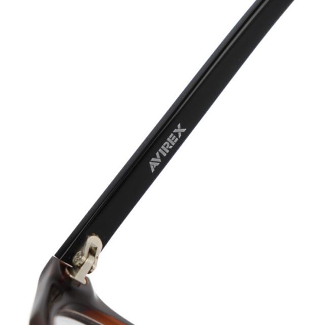 新古未使用展示品 AVIREX アヴィレックス 伊達メガネ AR202 B-BR メガネ 表記サイズ 48□21-140 プラスチック ブラウン系 メガネフレーム アジアンフィット ウェリントン【本物保証】_4
