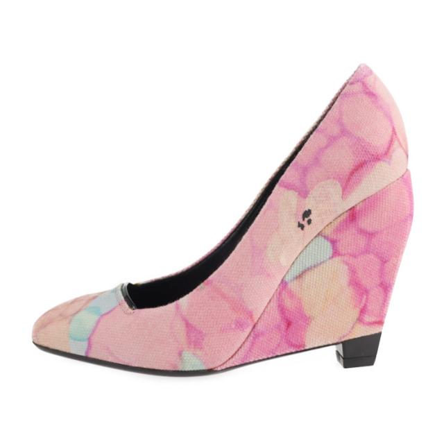 美品 LOUIS VUITTON ルイ ヴィトン パンプス ＃35 キャンバス ピンク