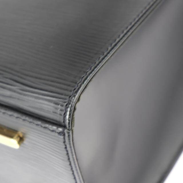 LOUIS VUITTON ルイ ヴィトン フィガリ MM エピ M52002 ハンドバッグ レザー ブラック ゴー【本物保証】_4