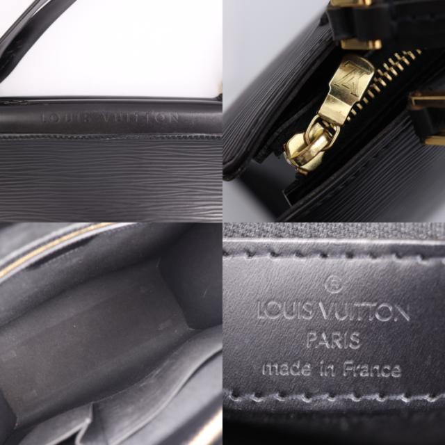 LOUIS VUITTON ルイ ヴィトン フィガリ MM エピ M52002 ハンドバッグ レザー ブラック ゴー【本物保証】_8