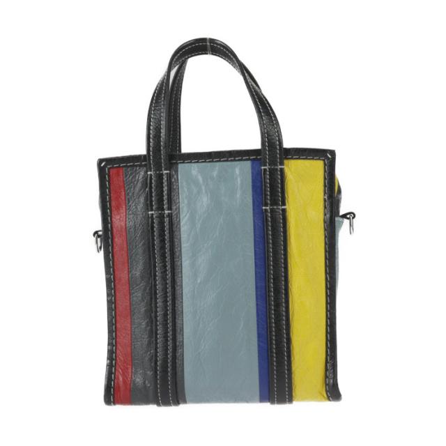 美品 バレンシアガ バザール ショッパー XS ハンドバッグ 513989 レザー マルチカラー 2WAY ショル【本物保証】_2