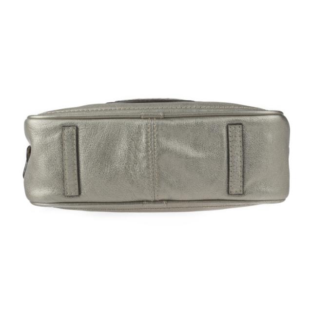 美品 LOEWE ロエベ ミニボストンバッグ マドリード ハンドバッグ レザー ゴールド系 アナグラム タッセル フリンジ【本物保証】_3