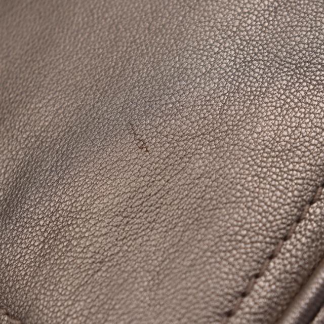 美品 LOEWE ロエベ ミニボストンバッグ マドリード ハンドバッグ レザー ゴールド系 アナグラム タッセル フリンジ【本物保証】_5