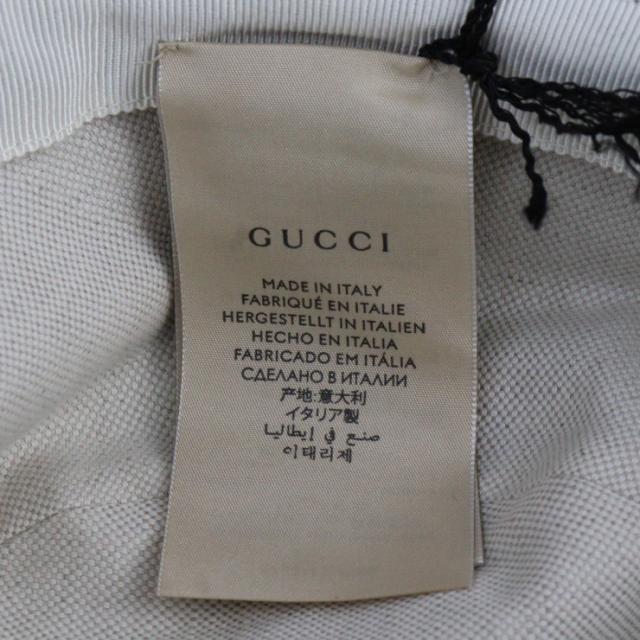 超美品 GUCCI グッチ バケットハット ハット 5763713 ＃M 58cm GGキャンバス レザー ブラック【本物保証】_6