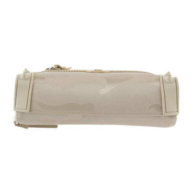 超美品 Christian Louboutin クリスチャンルブタン クロスボディバッグ Loubitown ショルダーバッグ 1225154 キャンバス ラバー ベージュ系 ポシェット カモフラ スパイクスタッズ【本物保証】_4