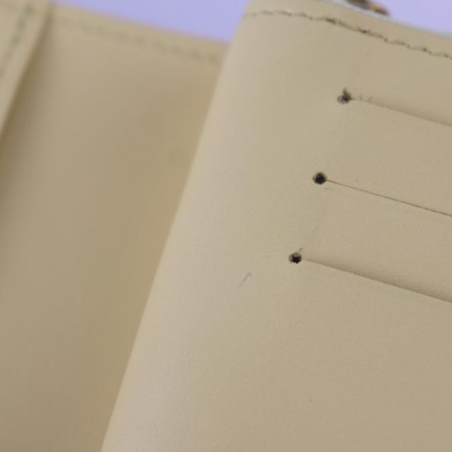 美品 LOUIS VUITTON ルイ ヴィトン ポルトフォイユ ルー ナノグラム 二つ折り財布 M82288 カーフレザー ジョーヌ ゴールド金具 ラウンドファスナー ビトン イエロー系【本物保証】_5