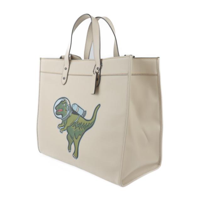 超美品 COACH コーチ フィールド トート 40 レキシー スペース CG592 トートバッグ レザー ベージュ【本物保証】_2
