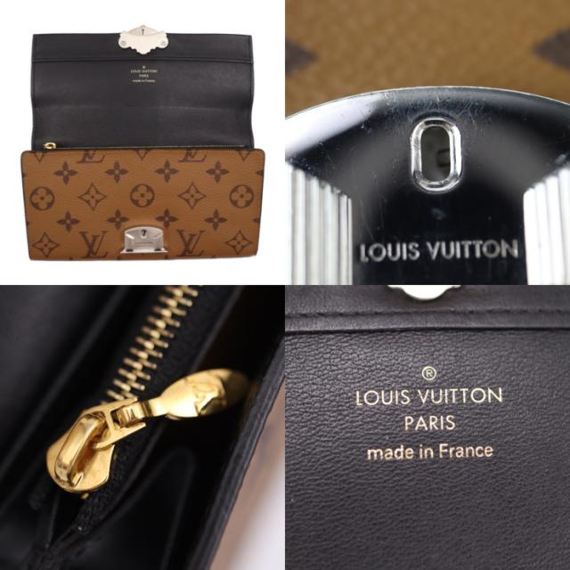 美品 LOUIS VUITTON ルイ ヴィトン ポルトフォイユ サラ 長財布 M64488 モノグラムリバース カ【本物保証】_9