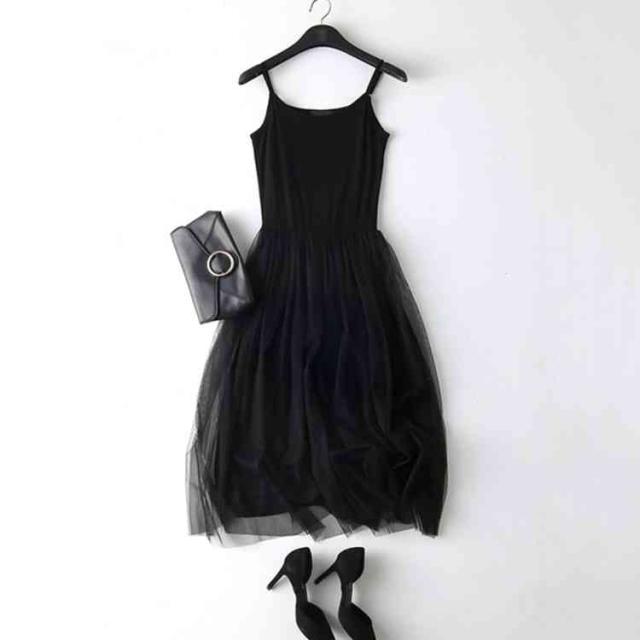 レディース キャミワンピース タンクワンピース ノースリーブ 膝丈 無地 ワンピ フレア かわいい 大人 女性 膝丈ワンピース の通販はau Pay マーケット Mmc