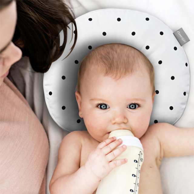 赤ちゃん 枕 ドーナツ枕 ベビー枕 洗える ベビーピローe 絶壁防止