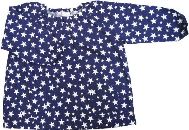 メール便送料無料 手作りスモック 子供用 紺 スター柄 園児 幼児 綿100 入園 入学 幼稚園 保育園 小学校の通販はau Pay マーケット ロリポップ Au Pay マーケット店