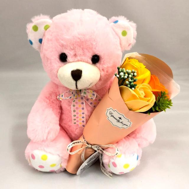 選べる ぬいぐるみとソープフラワーセット 抱きつきアニマル シャボンブーケ 花束 送料無料 抱きつきラッピング プレゼント ギフト 誕生の通販はau Pay マーケット 花とお酒とギフト銀座東京フラワー