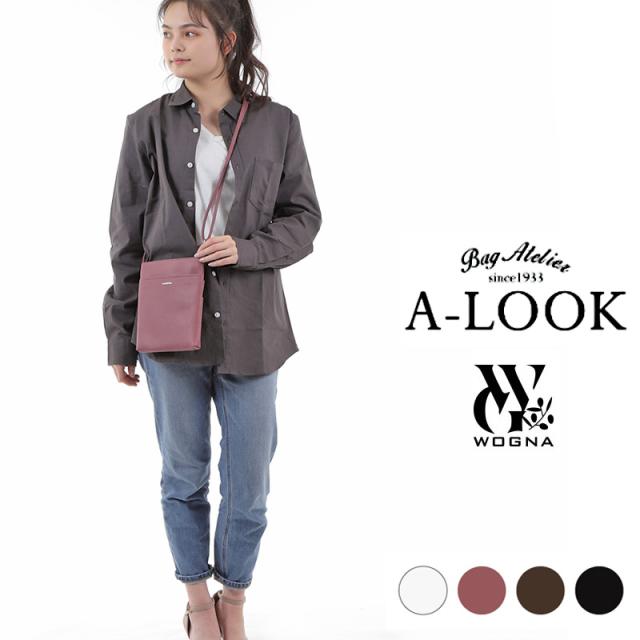 【有村架純さん ドラマ「姉ちゃんの恋人」使用】ポシェット スマホポシェット ブランド 本革 ミニショルダーバッグ ミニショルダー 斜め掛け 斜めがけ 斜めがけバッグ ショルダーバッグ 旅行 小さめ レディース バッグ プレゼント 50代 40代 30代 20代 日本製 WOGNA WL-3276