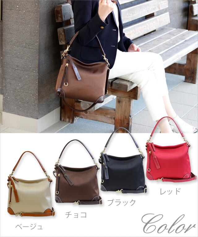 ショルダーバッグ レディース 本革 ななめ掛け 斜め掛け ショルダー ハンドバッグ バッグ 軽量 撥水 機能的 2way 軽い ナイロン 2ウェイの通販はau Pay マーケット バッグ工房クレオ