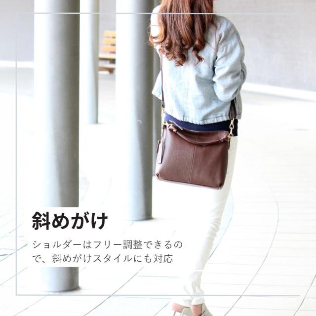 ショルダーバッグ レディース 斜めがけ 本革 2way 2ウェイ ハンドバッグ 革 レザー 通勤 通学 旅行 旅 シュリンクレザー 女性用 バッグ 斜め掛け ななめ掛け シンプル 使いやすい 軽量 機能的 ライム ジップシュリンク Ｌ1801 ブランド 軽い 卒業式 母の日 大容量 ギフト_5