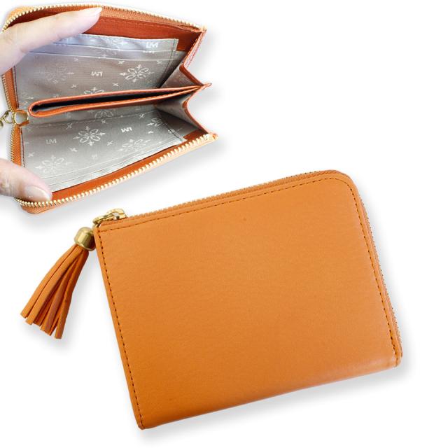 財布 ミニ財布 ミニサイフ マイクロサイフ 本革 革 コンパクト L字