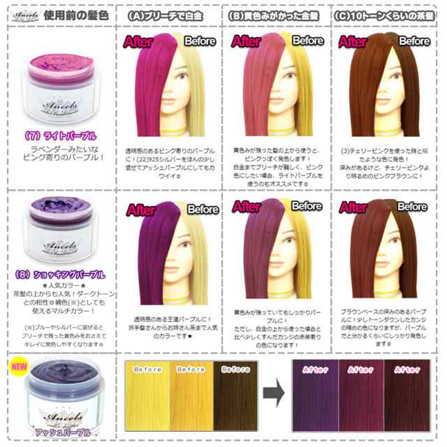 定形外郵便のみ送料無料 クリップジョイント エンシェールズ カラーバター 0g パープル系 ヘアカラー の通販はau Pay マーケット スタイルデザインラボ Au Payマーケット店