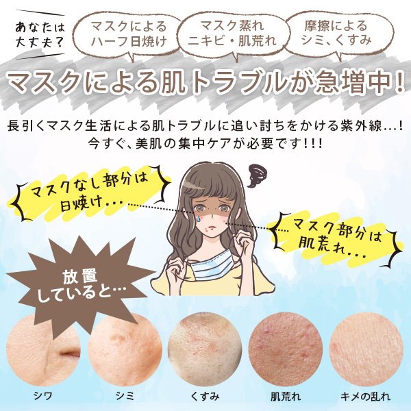 マスク荒れ対策＆美白セット 美白美容液 美白 美容液 しみ 