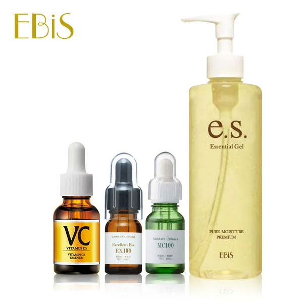 イーエスエッセンシャルジェル310g+美顔器原液3点セット Cエッセンス 20ml MC100 10ml EX100 10ml 美容液 美白 しみ 毛穴 お手軽美顔器ケアセット