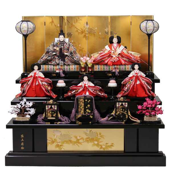 雛人形 三段飾り ひな人形 五人飾り３段お雛様 初節句飾り お祝い 46tの通販はau Pay マーケット 雛人形 五月人形 鯉のぼり販売通販店陣屋