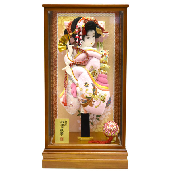 羽子板飾り 初正月 羽子板 コンパクト １５号 刺繍押絵の通販は 35,719円