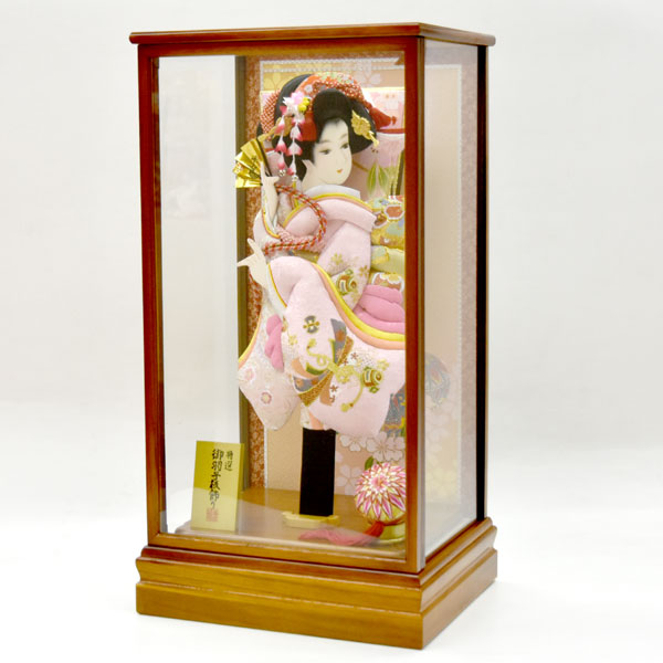 羽根つき飾りつけ 初正月 羽根つき パウダーコンパクト １５号 刺しゅう押絵