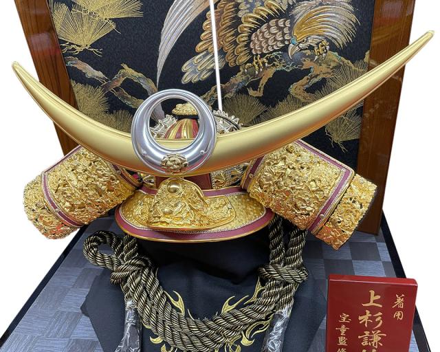 五月人形 コンパクト 選べる 名将 武将 徳川 家康 上杉 謙信 5月人形 着用 兜 かぶと おしゃれ 端午の節句 カブト ミニ 2025 陣屋_14
