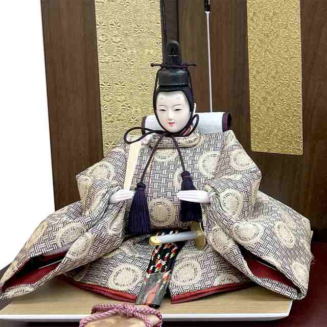 ☆日本の職人技☆ 雛人形 ひな人形 お祝い 平飾り 親王飾り 二人飾り 2人飾り 木目 ブラウン おしゃれ かわいい 可愛い コードレス雪洞 