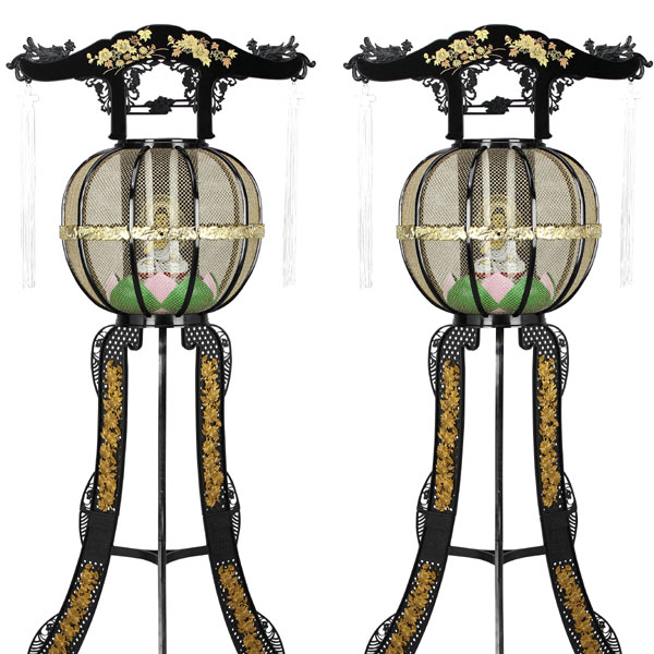 全品送料0円 白峰灯黒メッシュ 対入 霊前灯 おしゃれ モダン提灯 創作提灯 ちょうちん 盆ちょうちん 一対 盆提灯 19 電気コード式 盆 提灯 Revuemusicaleoicrm Org