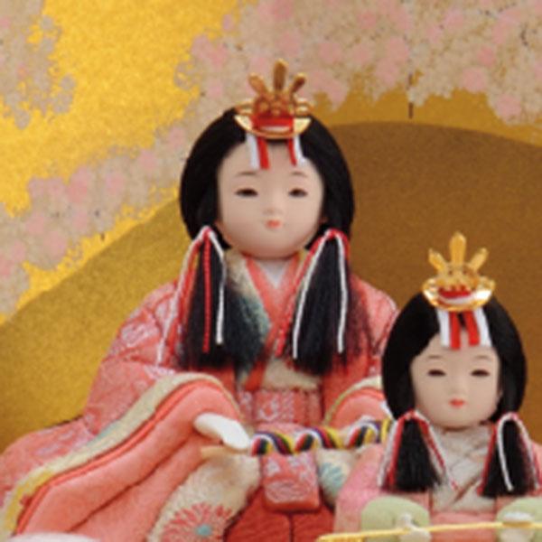 雛人形 木目込み 一秀 五人飾り 5人飾り かわいい コンパクト ひな人形 ミニ おしゃれ 可愛い 目入り 初節句 お祝い モダン 小さい ミニ お雛様 おひな様 2020_3