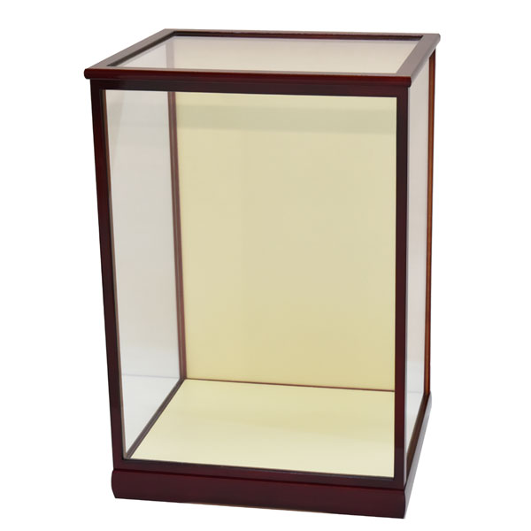 人形ケース（ガラスケース）30×24×40 ケヤキ塗り 日本人形 博多人形 市松人形 わらべ人形 木製 木製 人形ケース ガラスケース 30×24×40 ケヤキ塗り 兜ケース飾り 12