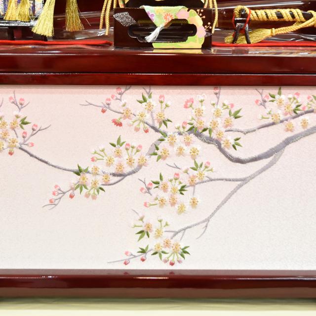 雛人形 久月 ひな人形 お祝い 収納飾り 収納式 段飾り 西陣織 金襴 皇雅雛 五人飾り 5人飾り 赤 ピンク おしゃれ かわいい おしゃれ 可愛い_14