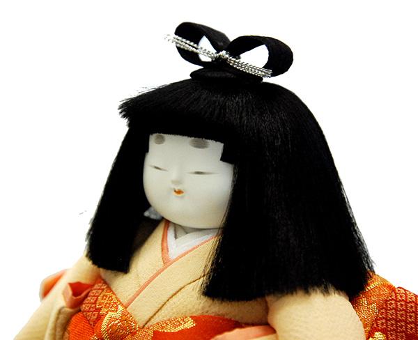 日本人形　5号　御所雅　梅　3303　幸一光作　ケース入