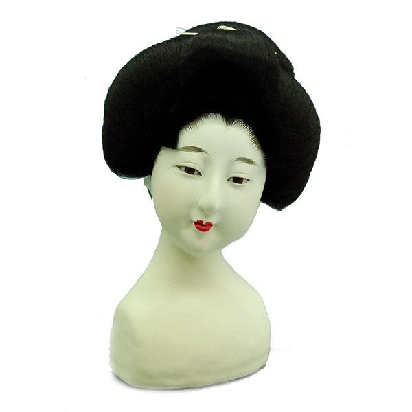 日本人形頭 顔 手芸品 部品 尺三(12号) 芸者 (普)の通販は