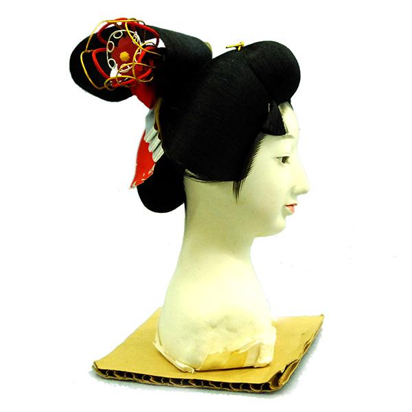 日本人形頭 顔 手芸品 部品 尺三 姫 張びん