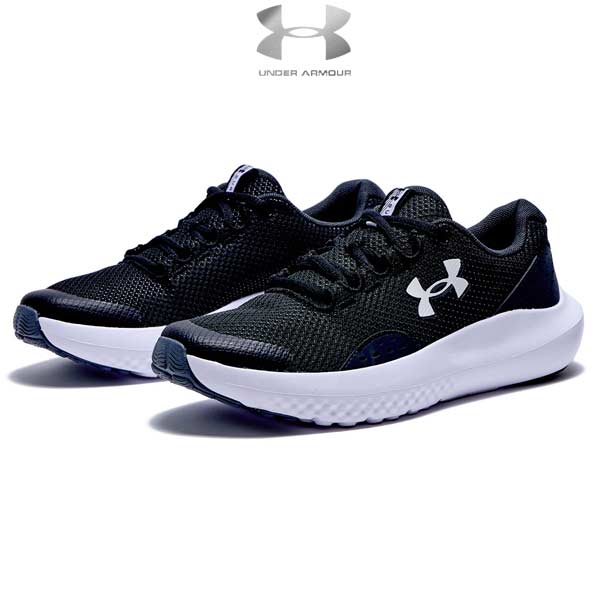 ジュニア キッズ シューズ アンダーアーマー UA SURGE 4 サージ ランニングシューズ 子供 運動靴 スポーツ ランシュー 3027103-001 underarmourの通販は 5,143円