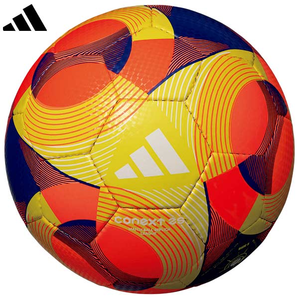 サッカー ボール 5号球 アディダス コネクト25 CONEXT リーグ 中学生〜一般 公式試合球 レプリカ オレンジ ADF504OR adidasの通販は