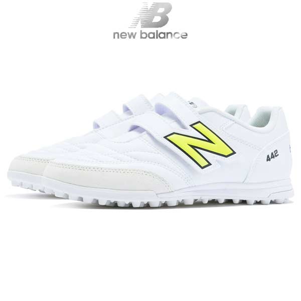 シューズ サッカー キッズ ジュニア ニューバランス 442 v2 V TF JNR IB2 ホワイト 白 トレーニング トレシュー 屋外 ターフ JS4VTIB2 NewBalanceの通販は 5,752円
