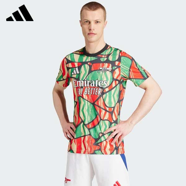 ウエア サッカー アディダス アーセナル 24-25 プレマッチ ジャージー シャツ プラクティスシャツ プラシャツ トレーニング Arsenal JTB13-IS9996 adidasの通販は 7,260円