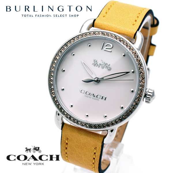 コーチ 腕時計 レディース Coach 時計 デランシー イエロー 黄色 人気 ブランド 女性 ギフト プレゼントの通販はau Pay マーケット バーリントン