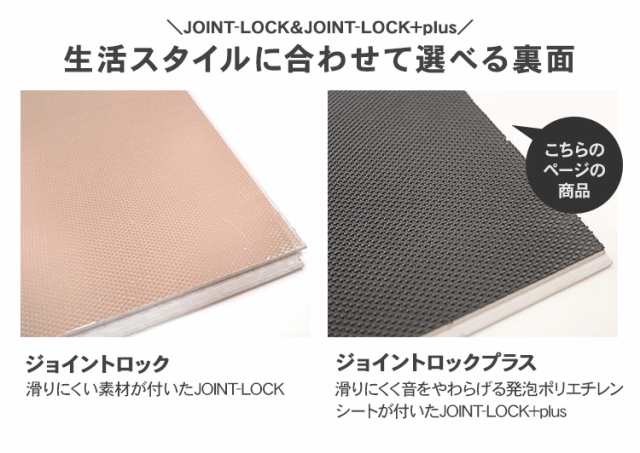 フロアタイル ジョイントロックプラス 静音タイプ (10枚入) JLP-01