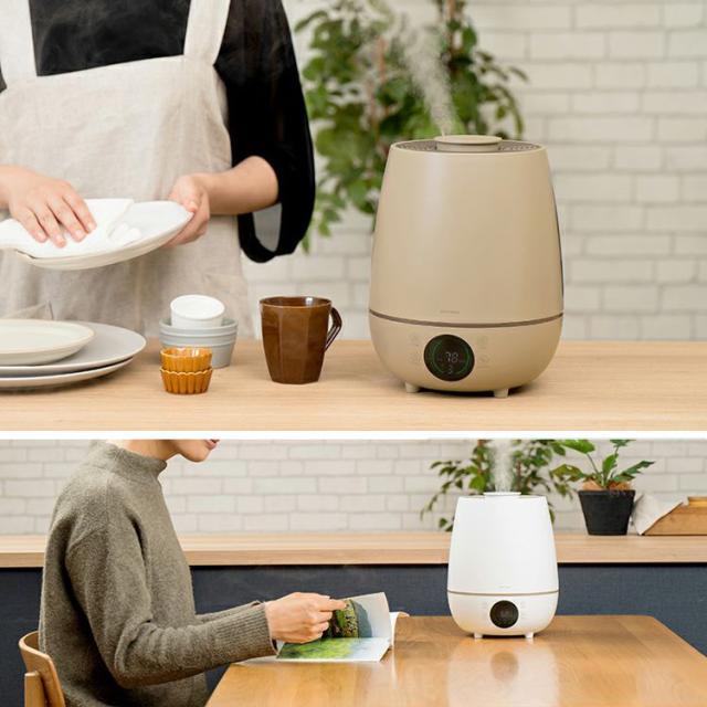 上部給水 超音波式加湿器 公式 上給水超音波ハイブリッド加湿器 AHM