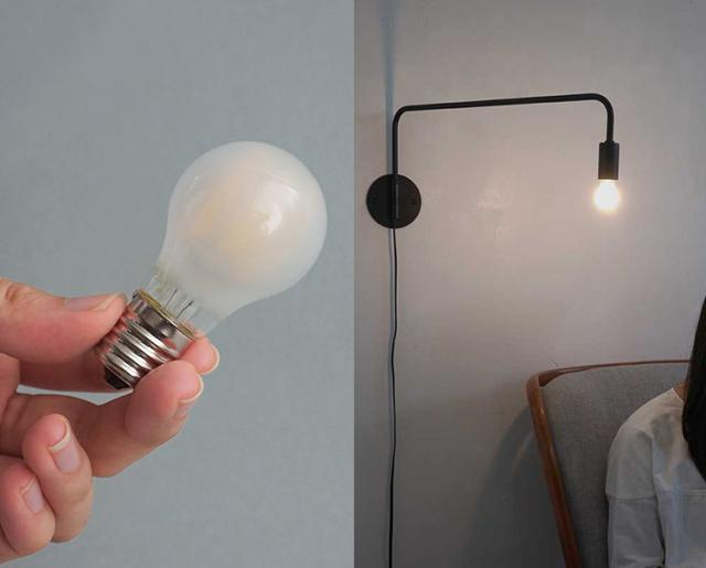 照明ペンダントライト E17口径 LED対応 ペンダントライト北欧 1灯 電球色 LED電球付き 天井照明 ガラス