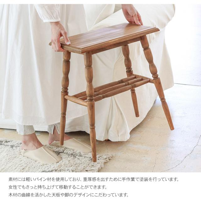 NEIN MARKE ナインマーケ 木製 サイドテーブル wide 50230318 木製テーブル 収納 ディスプレイ 棚 机 木製収納 コレクションデーブル おしゃれ パイン材 カフェ 店舗_3
