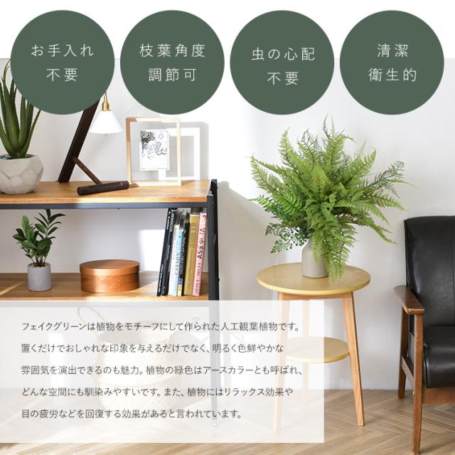 フェイクグリーン アレンジセットH 観葉植物 造花 アレンジメント インテリアグリーン ボタニカル アーティフィシャルフラワー 癒し 風水 リラックス グリーンディスプレイ リビング 玄関 カフェ店舗 会社_1