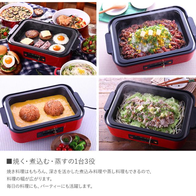 未使用 D&S ホットプレート DS.8557 楽天市場】D&S マルチ ホットプレート DS.8557 4560158178557