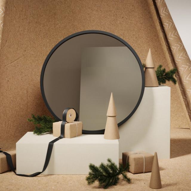 Umbra 壁掛け ラウンドミラー 鏡 ウッド インテリア Umbra 壁掛け